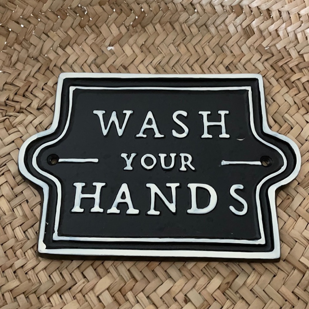 Hearth & Hand Metal Sign ~